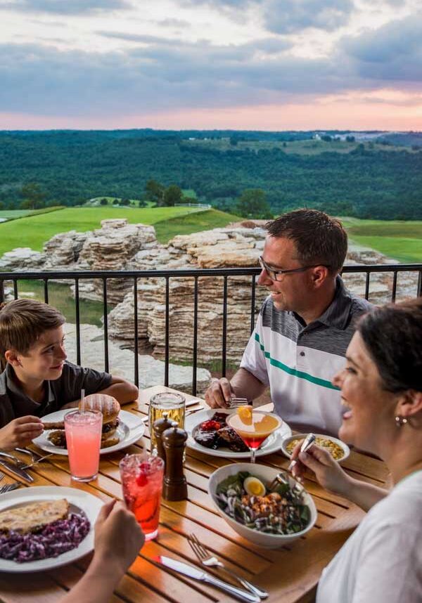 Family Dining at Mountain Top